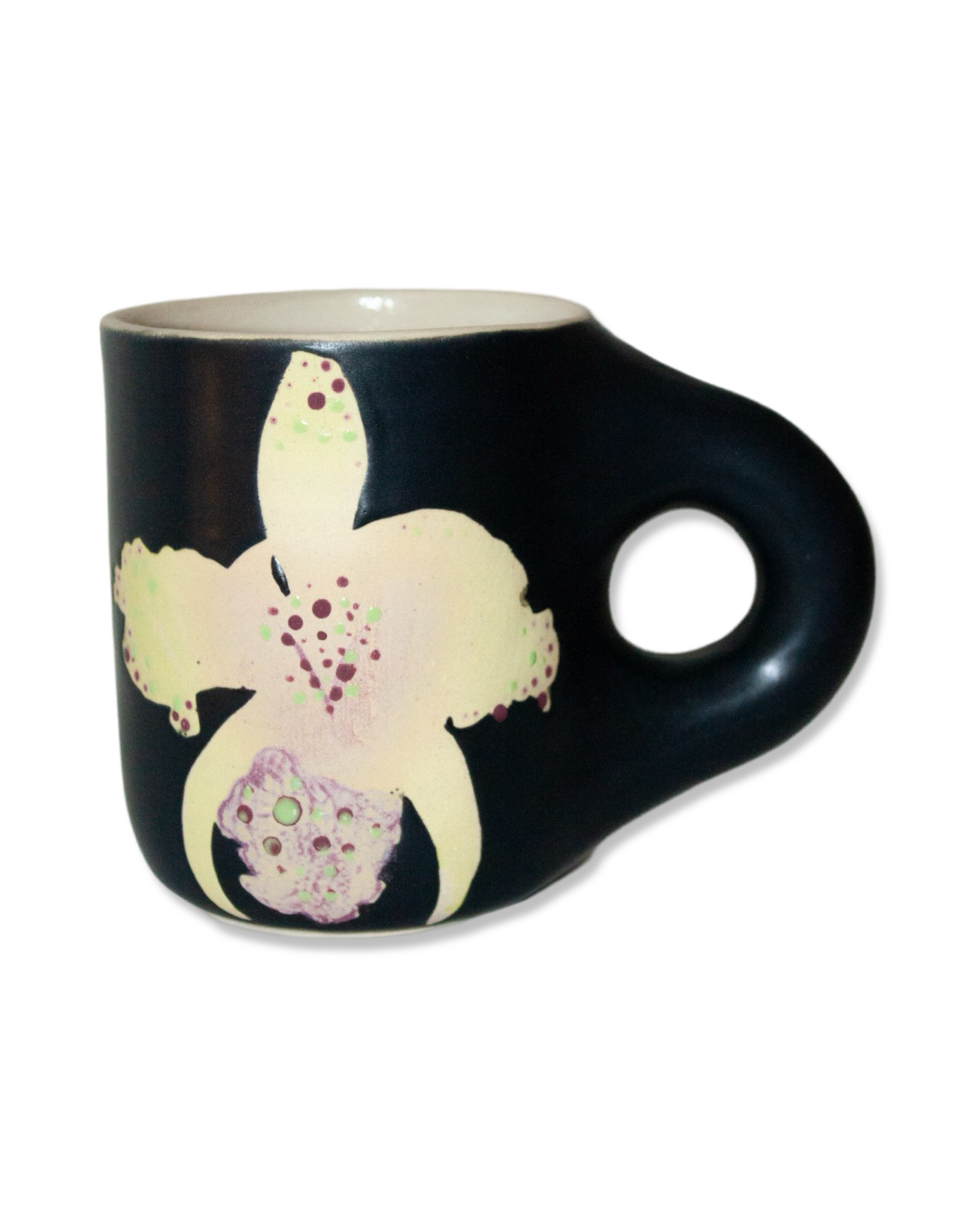 Orchid Mug in Chartreuse