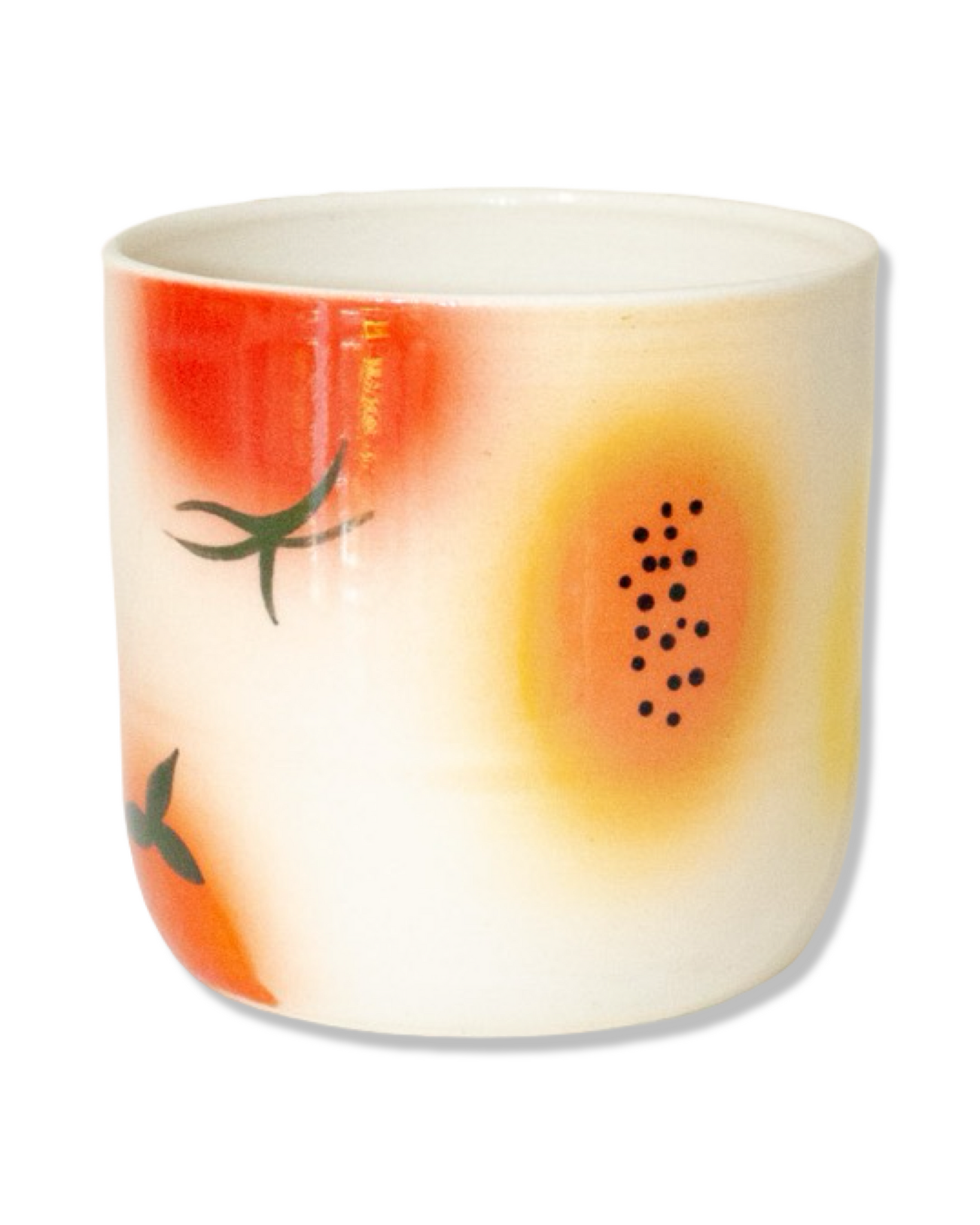 Fruit Basket Wine/Cappuccino Cup