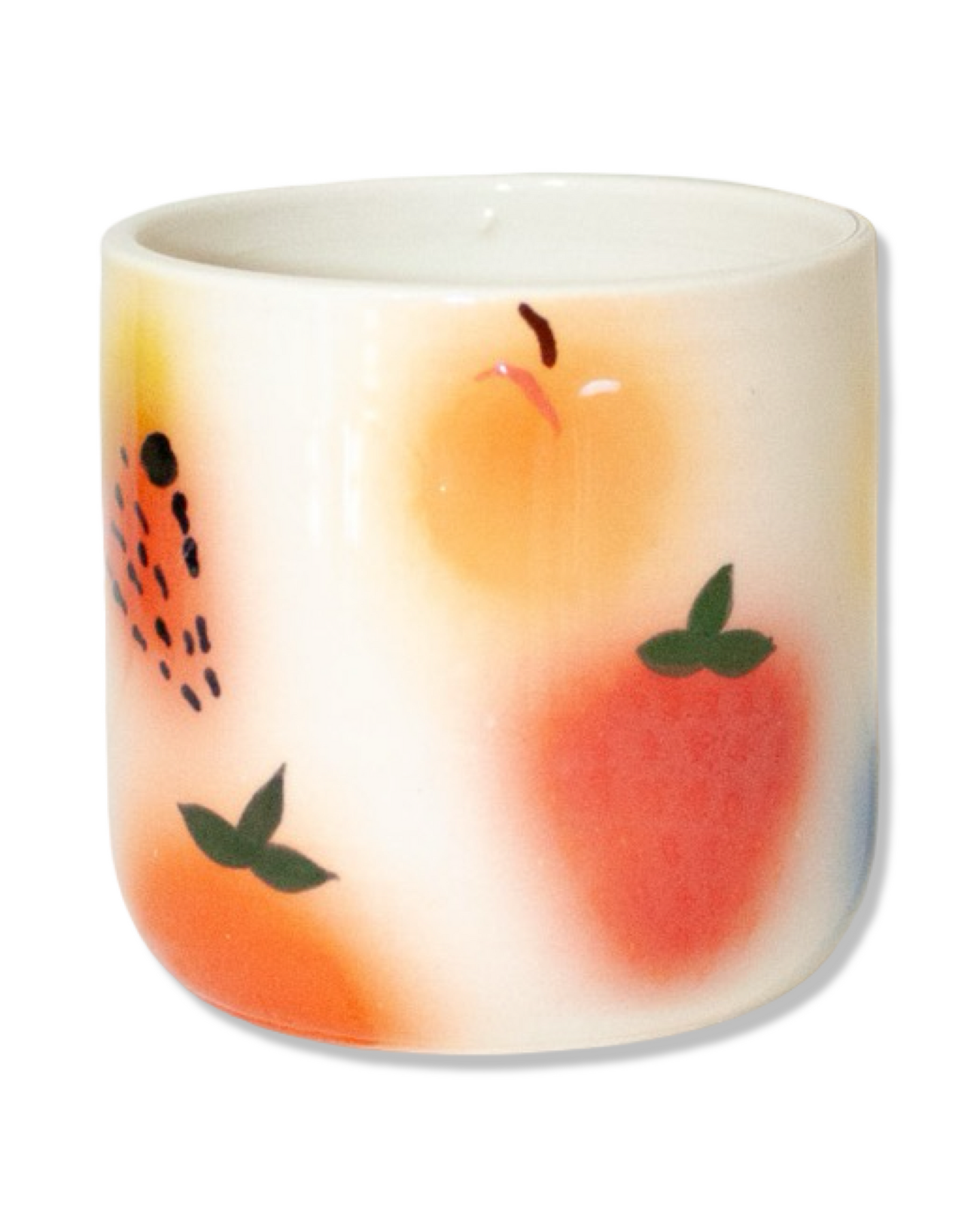 Fruit Basket Wine/Cappuccino Cup