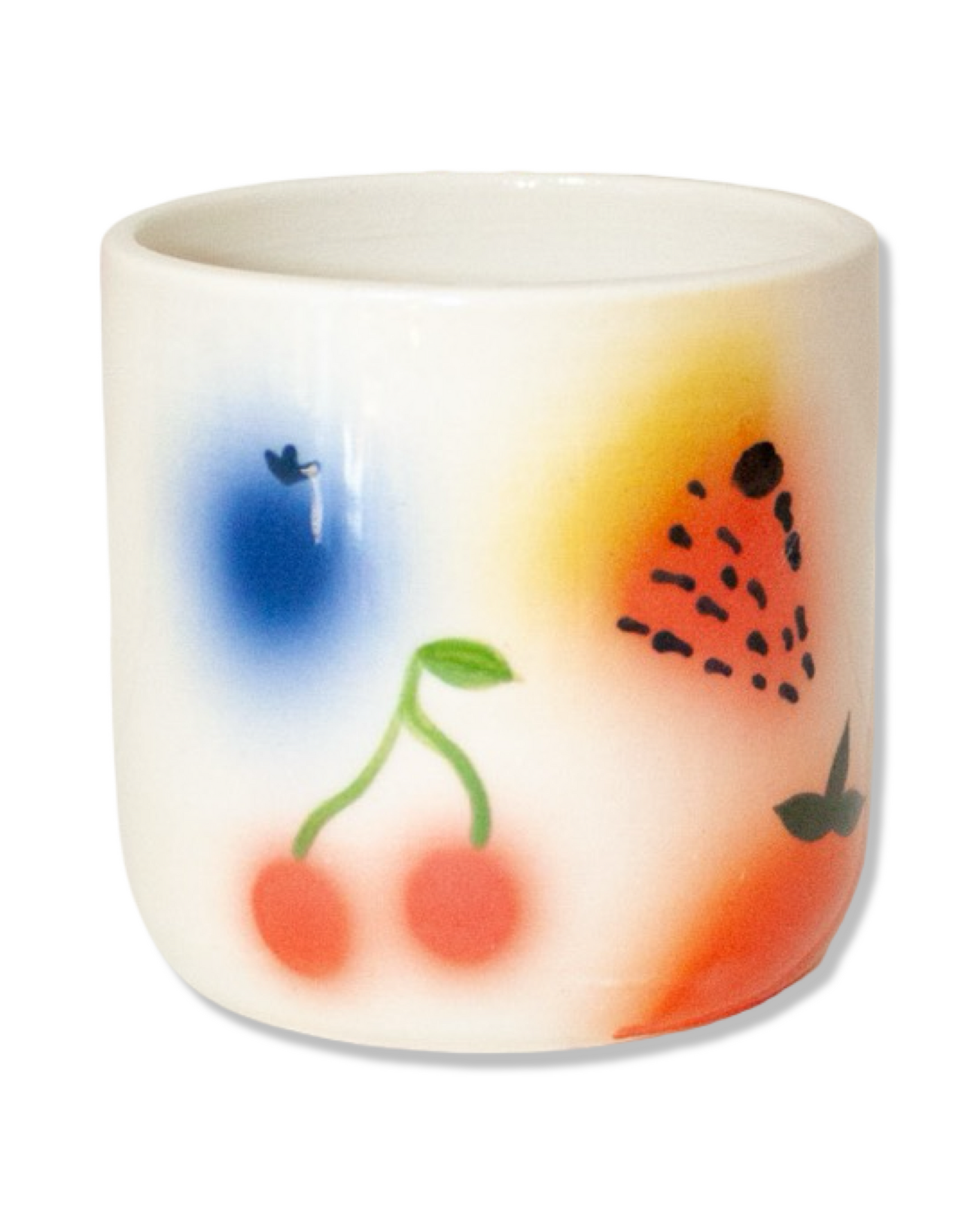 Fruit Basket Wine/Cappuccino Cup
