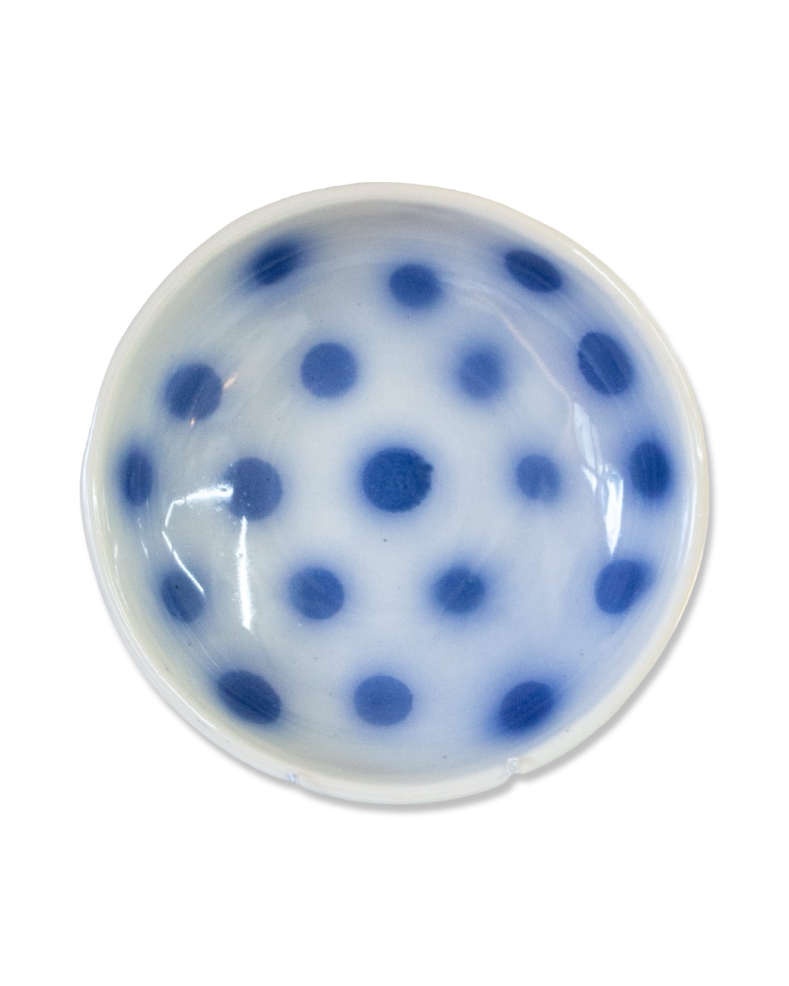 Blue Polka Dot Blate