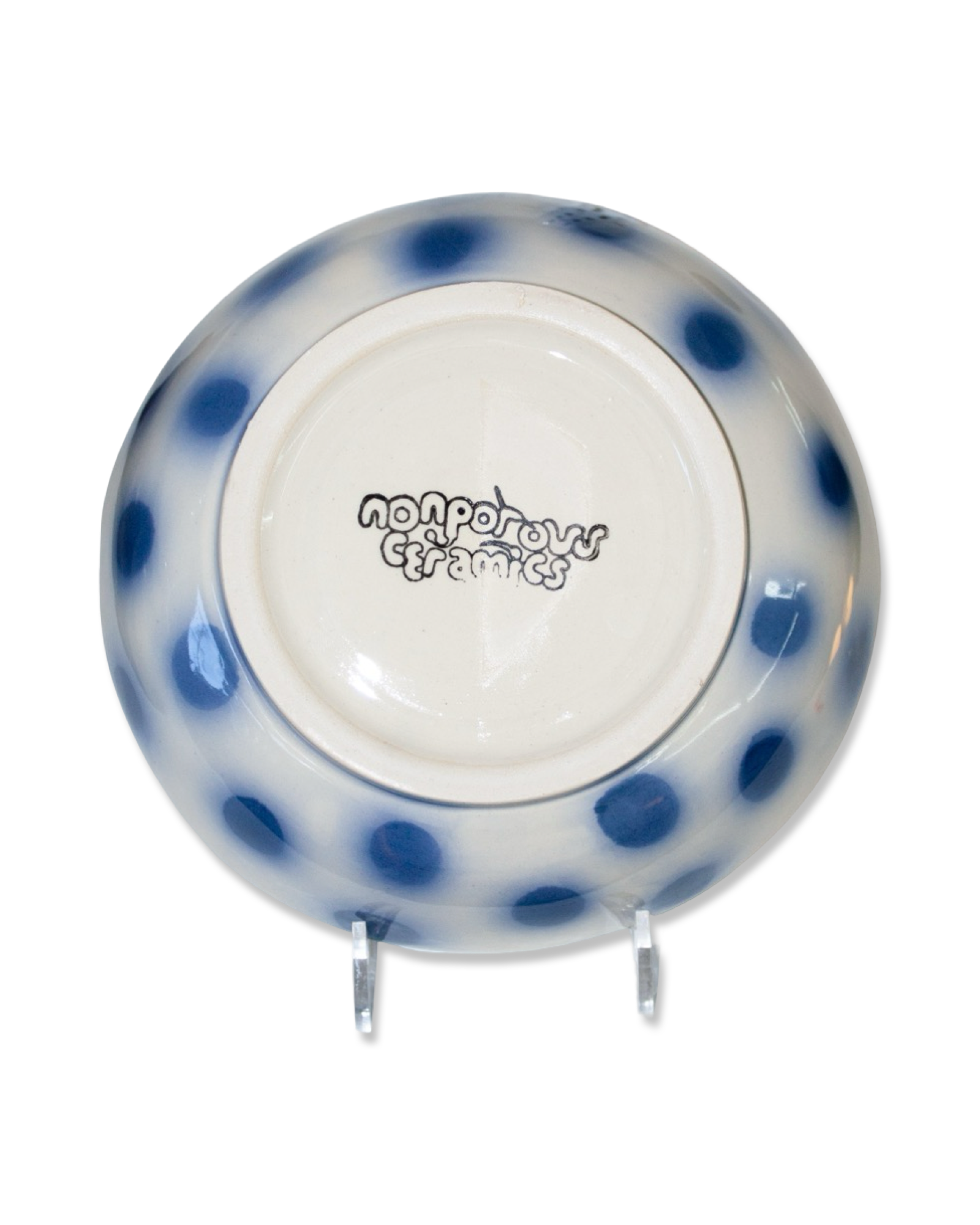 Blue Polka Dot Blate