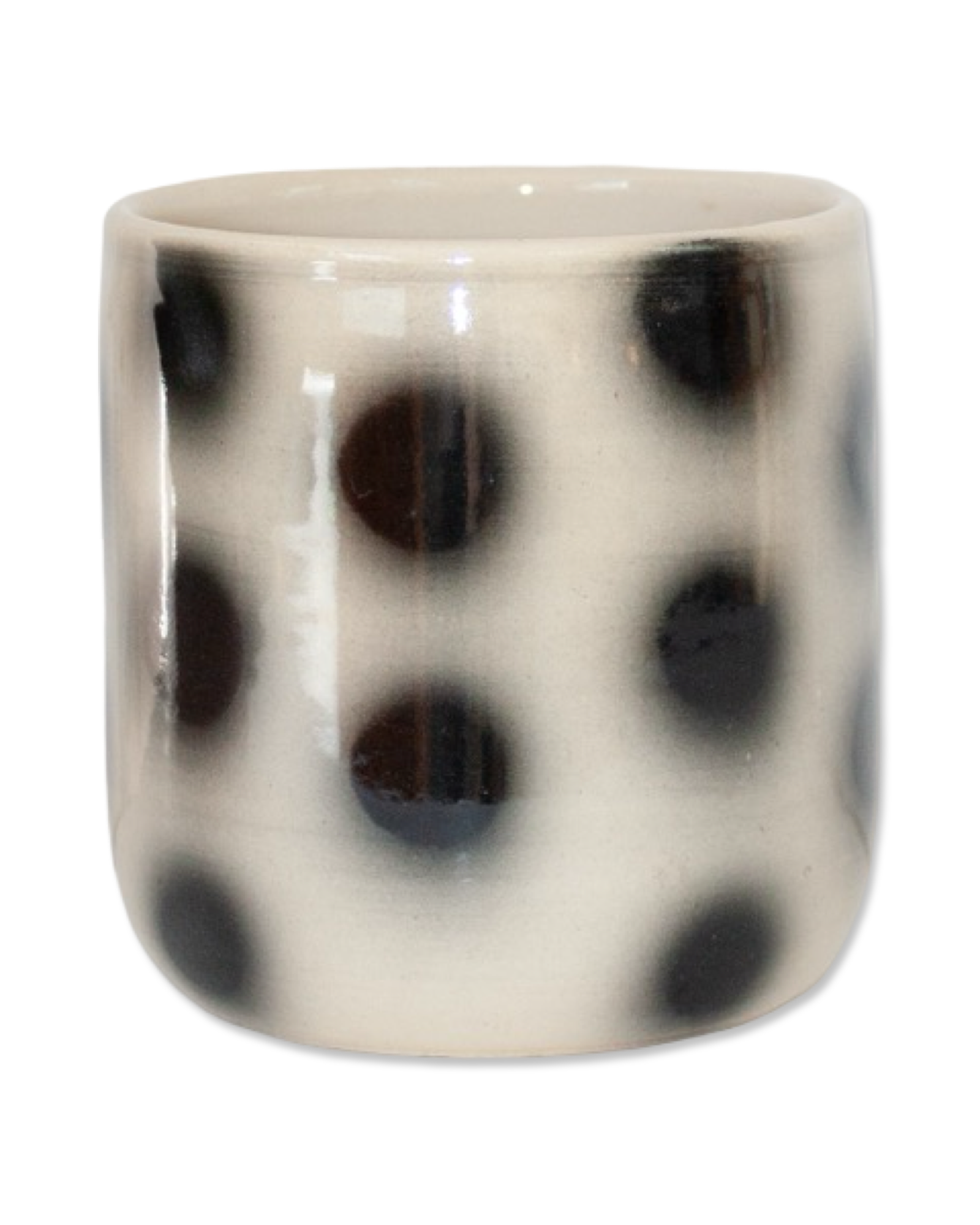 Black Polka Dot Mug