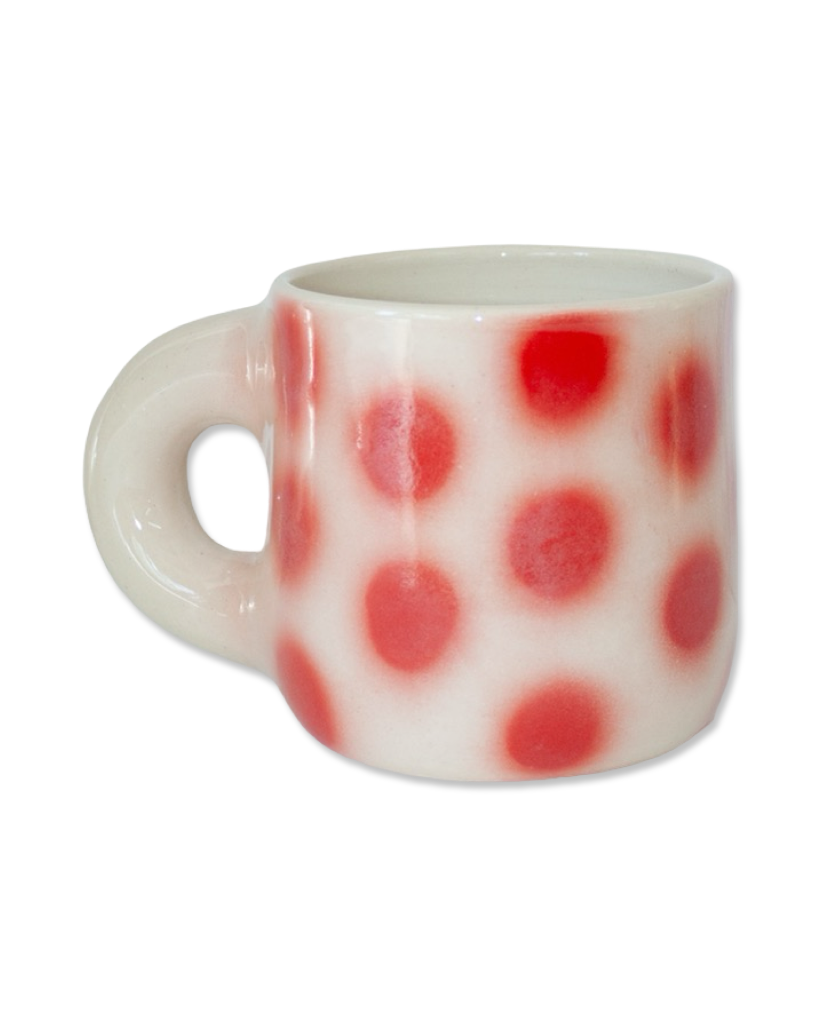 Red Polka Dot Mug