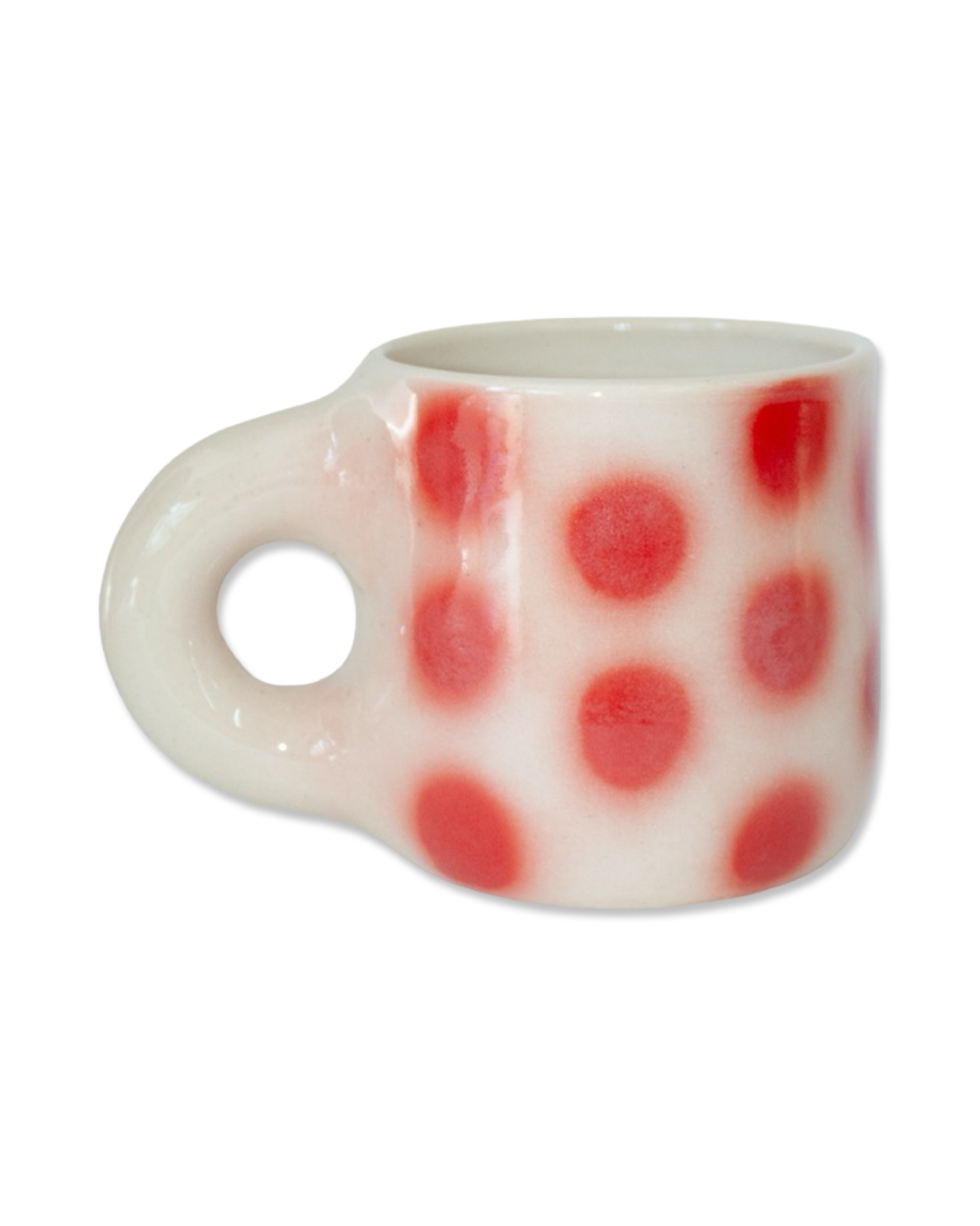 Red Polka Dot Mug