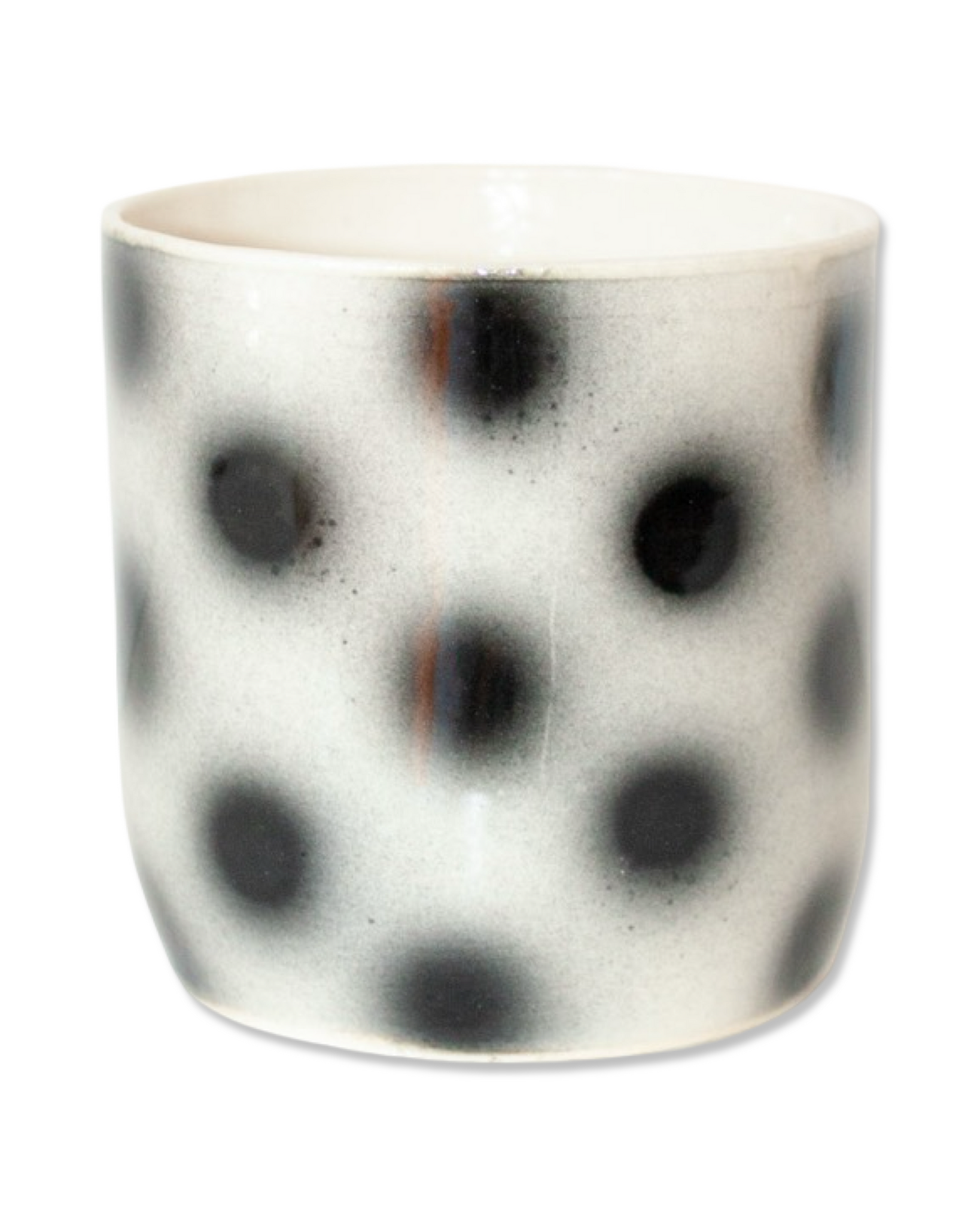 Black Polka Dot Wine/Cappuccino Cup