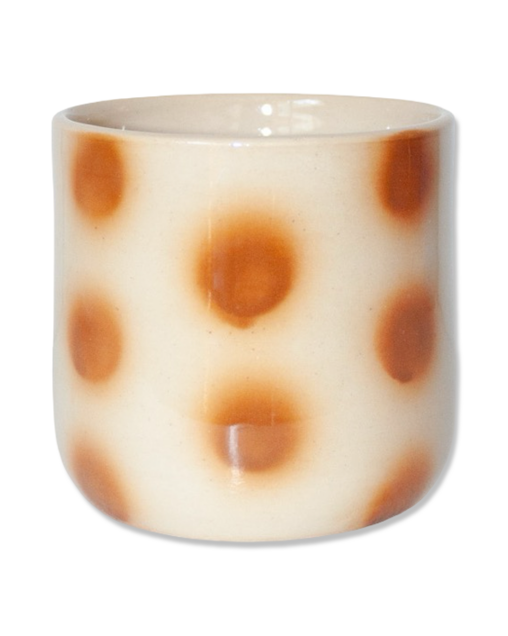 Brown Polka Dot Mug
